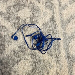 Blue Wired In-Ear Headphones